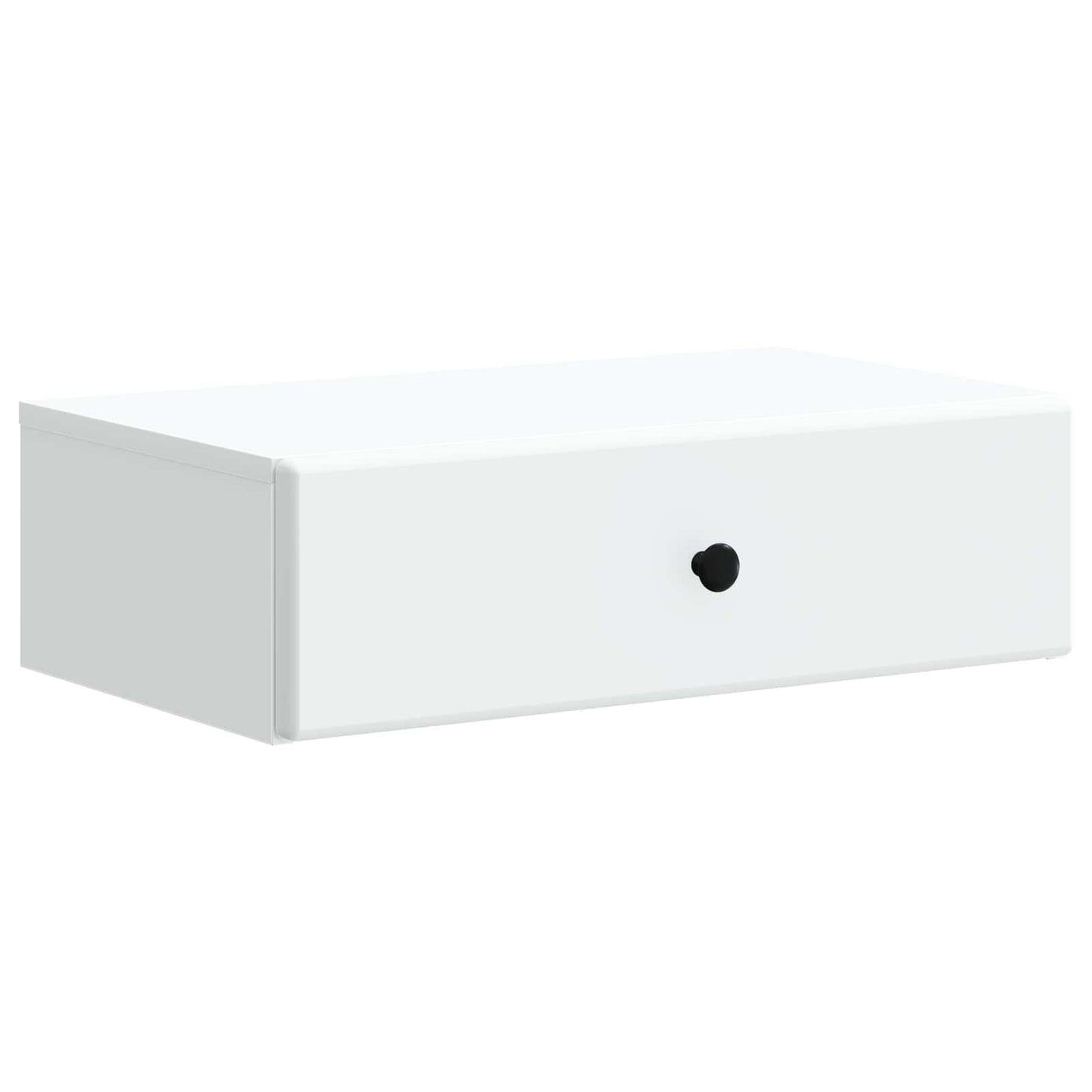 Tavolino da Parete Laterale Bianco 59 x 34,5 x 17 cm | homemem39