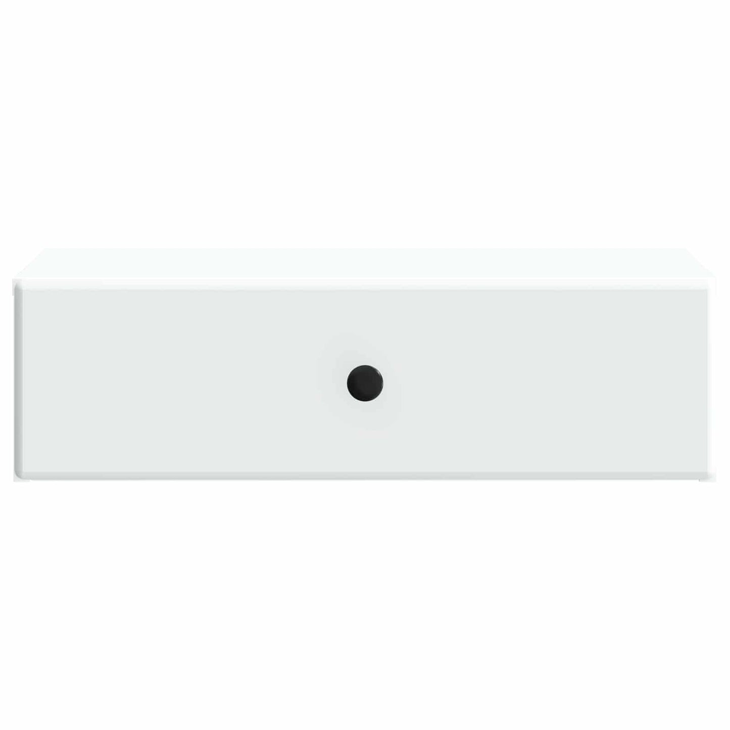 Tavolino da Parete Laterale Bianco 59 x 34,5 x 17 cm
