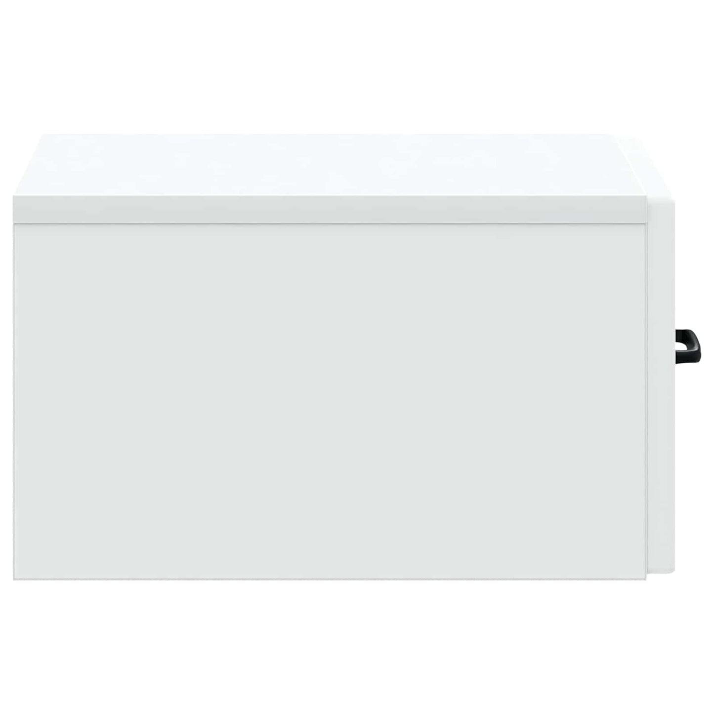 Tavolino da Parete Laterale Bianco 59 x 34,5 x 17 cm | homemem39