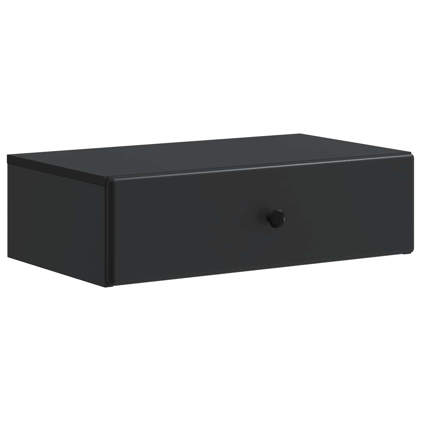 Tavolino da Parete Laterale Nero 59 x 34,5 x 17 cm | homemem39