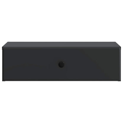Tavolino da Parete Laterale Nero 59 x 34,5 x 17 cm | homemem39