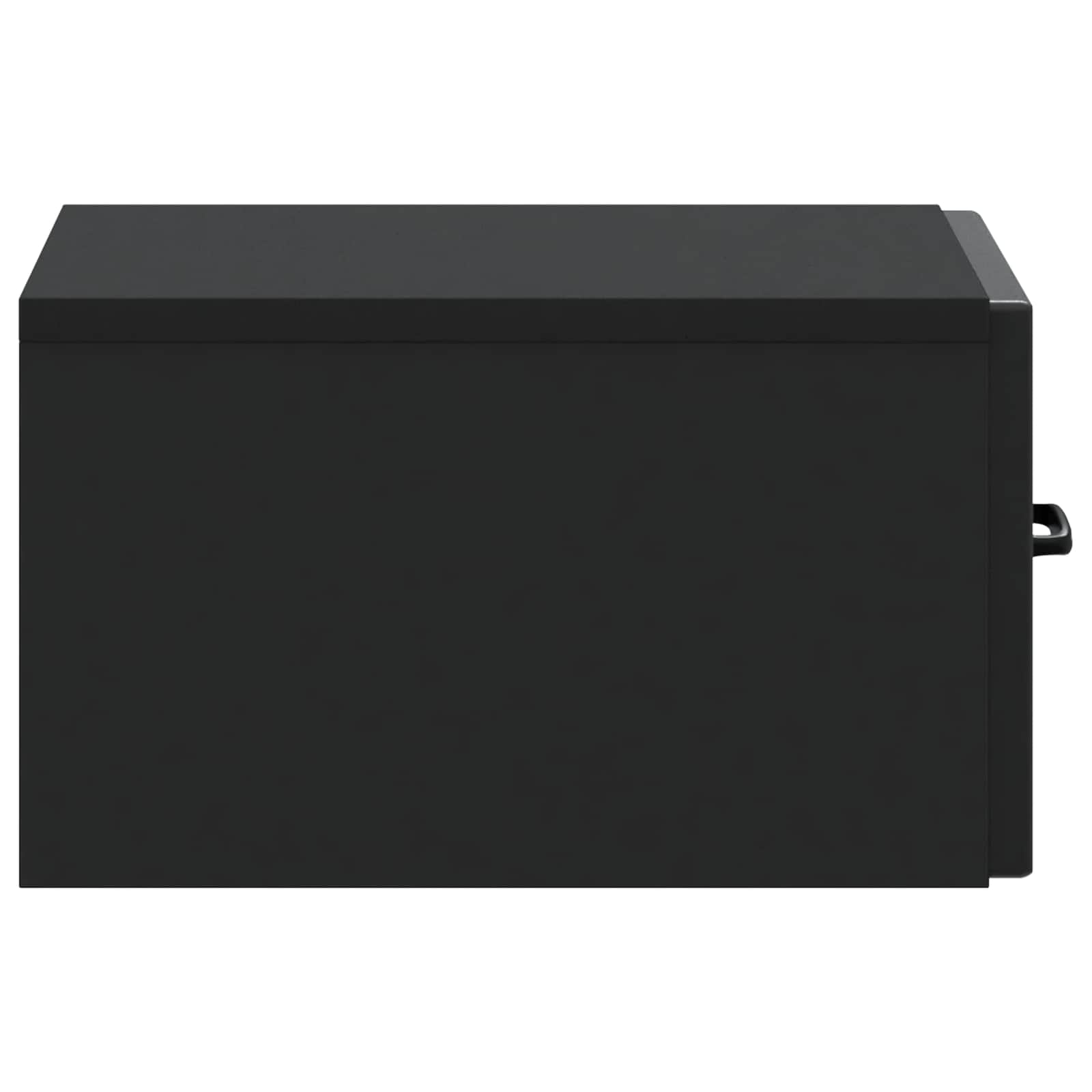 Tavolino da Parete Laterale Nero 59 x 34,5 x 17 cm | homemem39