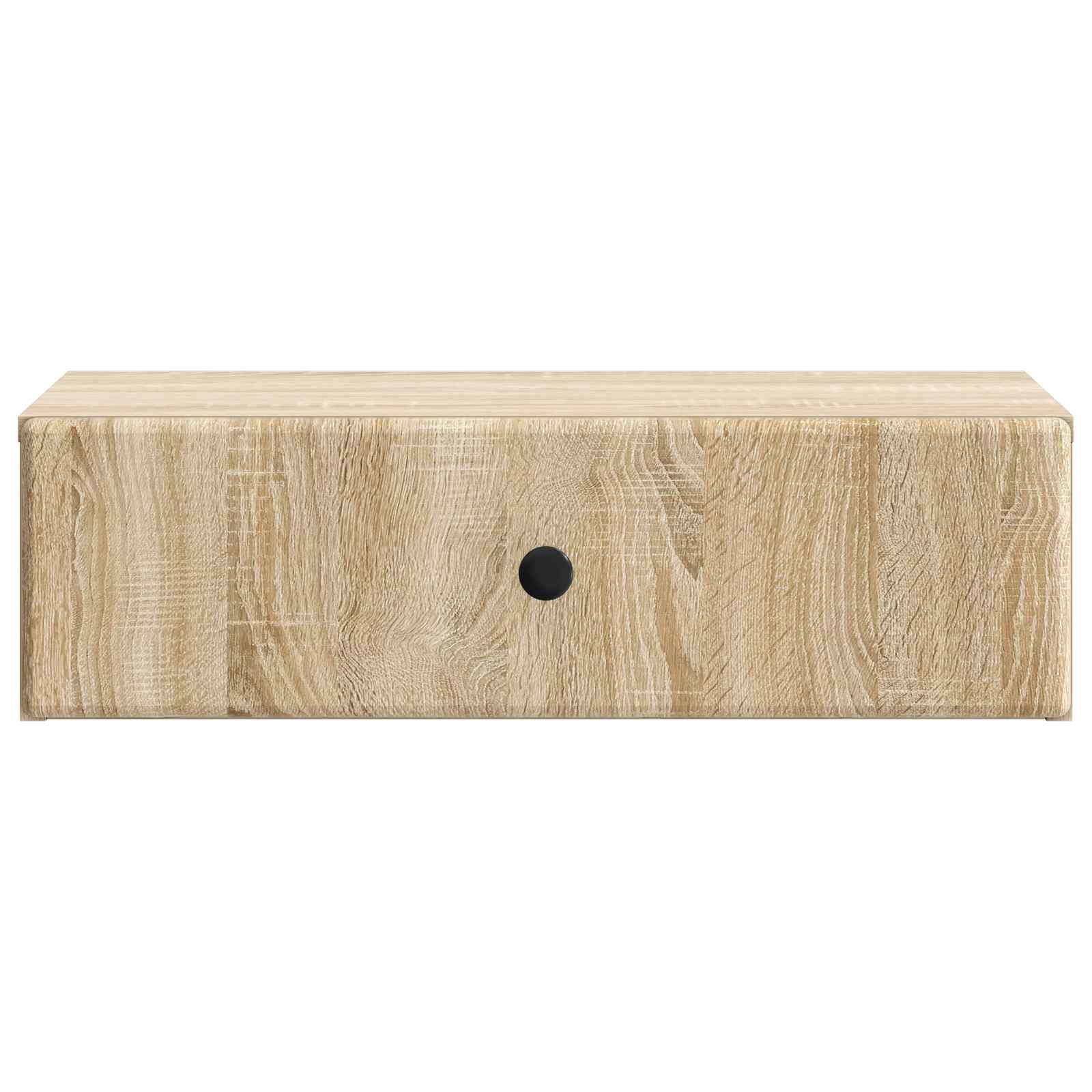 Tavolino da Parete Laterale Rovere Sonoma 59 x 34,5 x 17 cm | homemem39