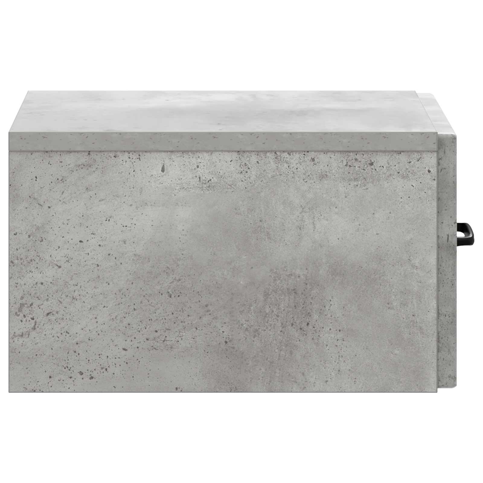 Tavolino da Parete Laterale Grigio Cemento 59 x 34,5 x 17 cm | homemem39