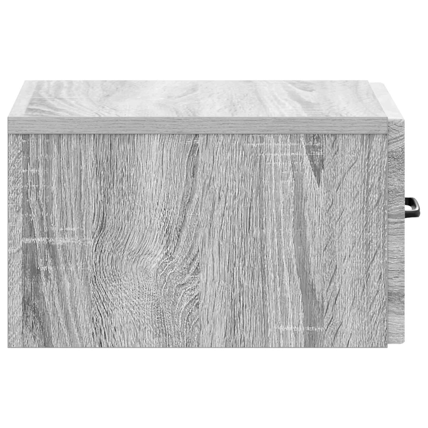 Tavolino da Parete Laterale Grigio Sonoma 59 x 34,5 x 17 cm | homemem39