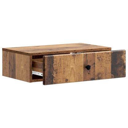 Tavolino da Parete Laterale Legno antico 59 x 34,5 x 17 cm | homemem39