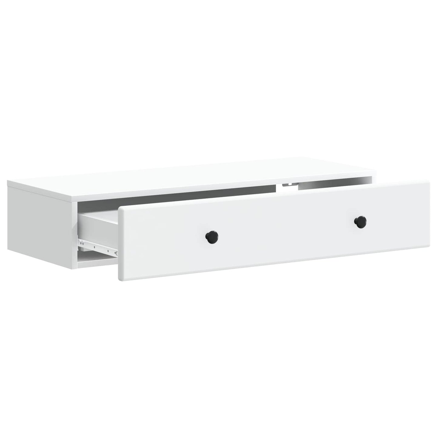 Tavolino da Parete Laterale Bianco 87,5 x 34,5 x 17 cm | homemem39