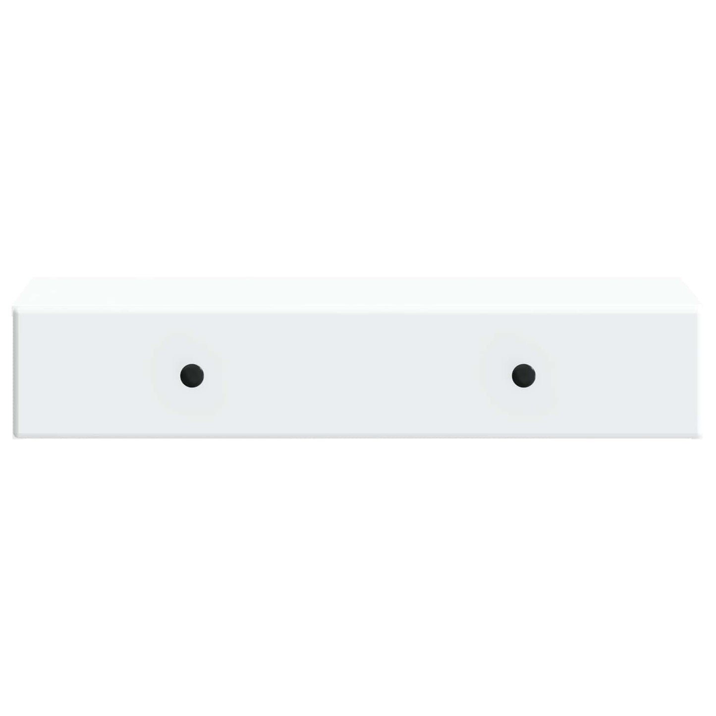 Tavolino da Parete Laterale Bianco 87,5 x 34,5 x 17 cm