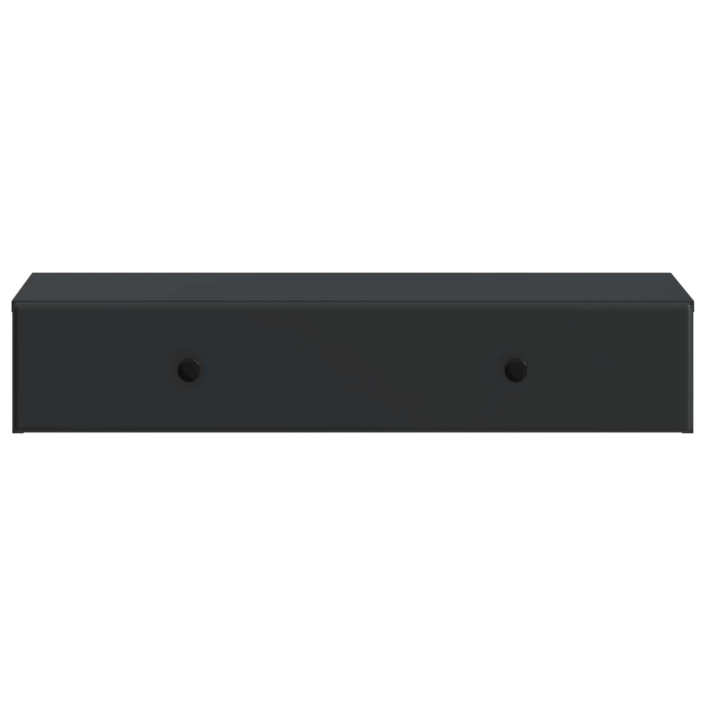 Tavolino da Parete Laterale Nero 87,5 x 34,5 x 17 cm | homemem39