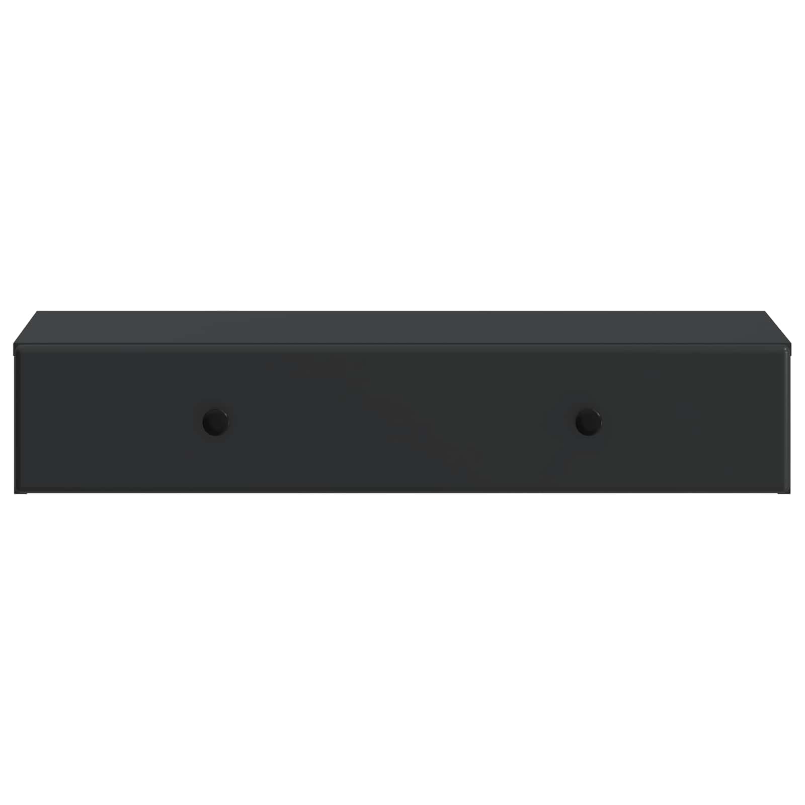 Tavolino da Parete Laterale Nero 87,5 x 34,5 x 17 cm | homemem39