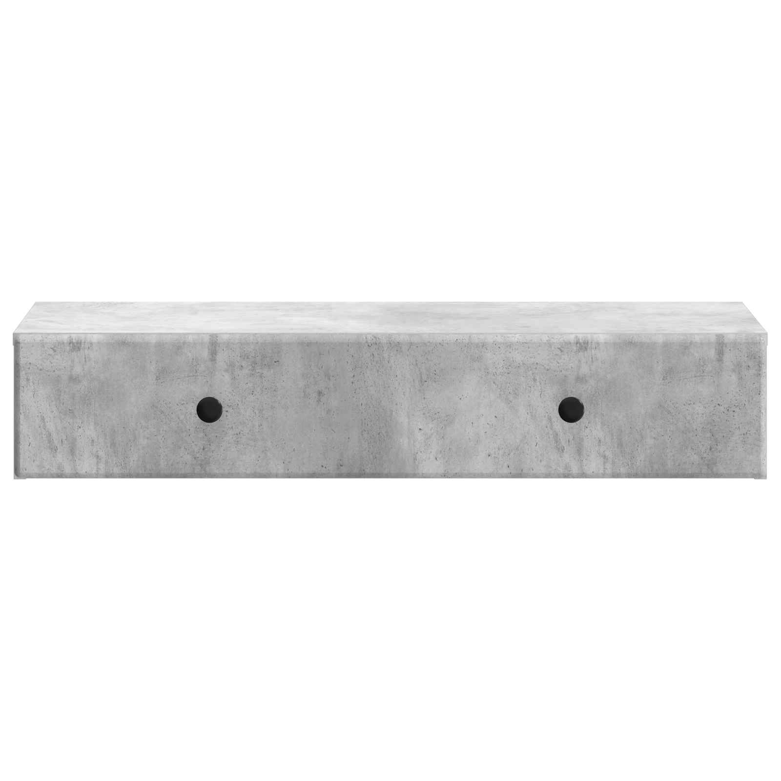 Tavolino da Parete Laterale Grigio Cemento 87,5 x 34,5 x 17 cm | homemem39