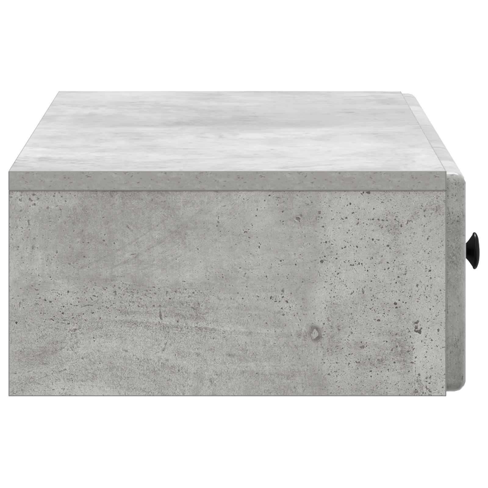 Tavolino da Parete Laterale Grigio Cemento 87,5 x 34,5 x 17 cm | homemem39