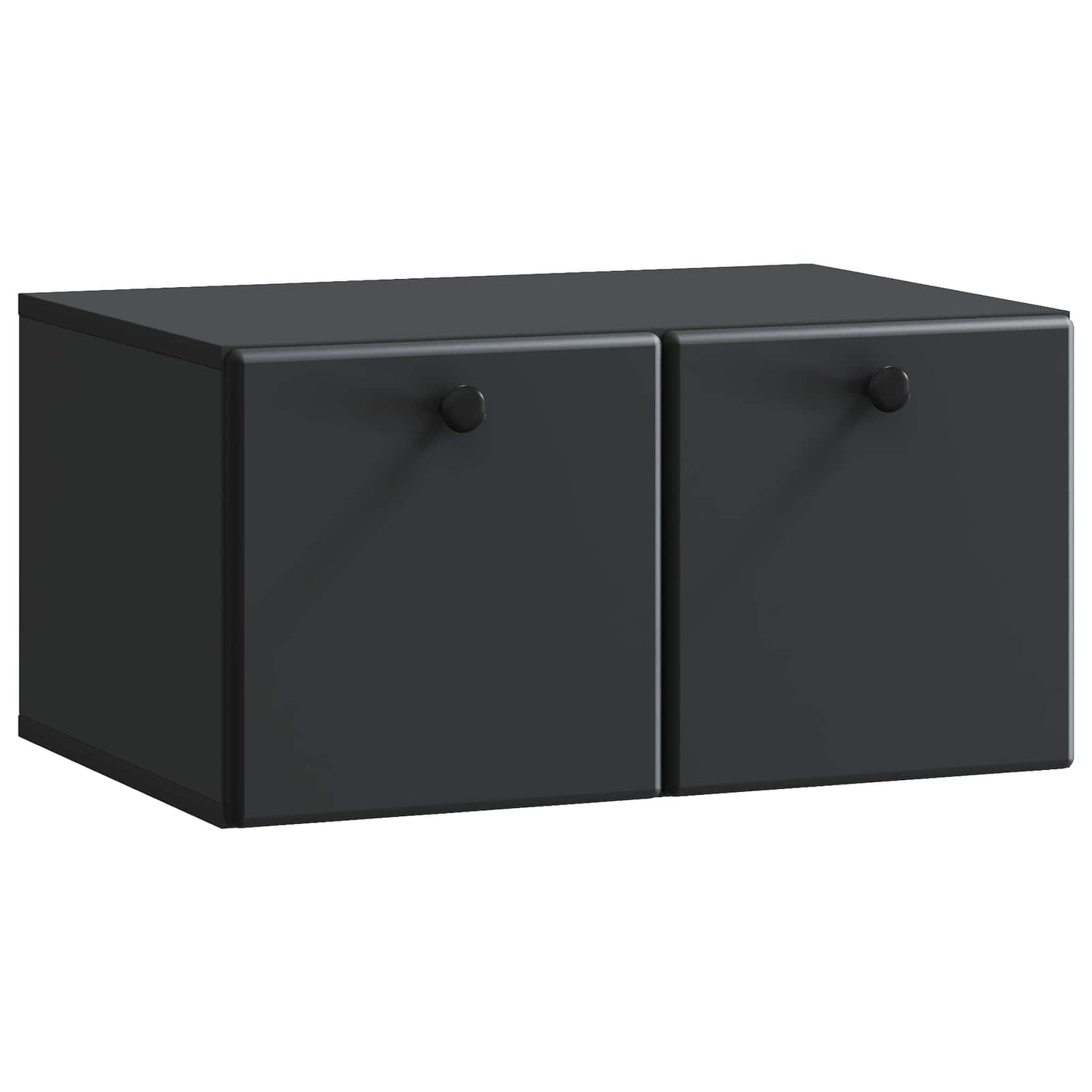 Mobile Porta TV da Muro 59,5 x 41 x 30 cm Nero
