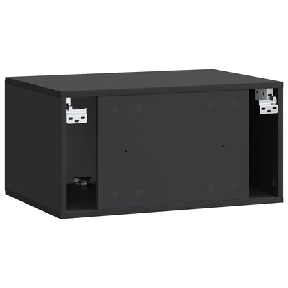 Mobile Porta TV da Muro 59,5 x 41 x 30 cm Nero