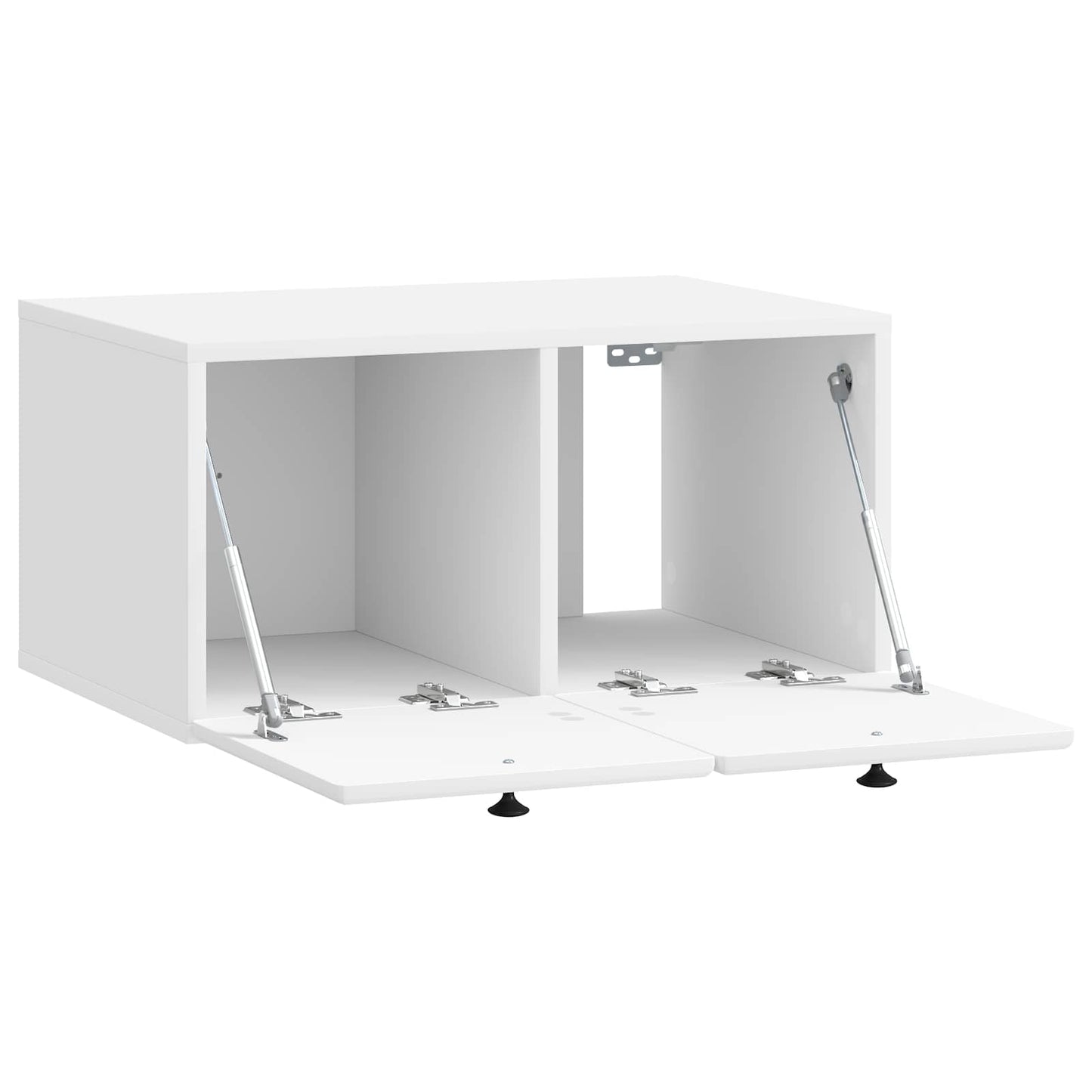 Mobile Porta TV da Muro Bianco Lucido 59,5 x 41 x 30 cm | homemem39