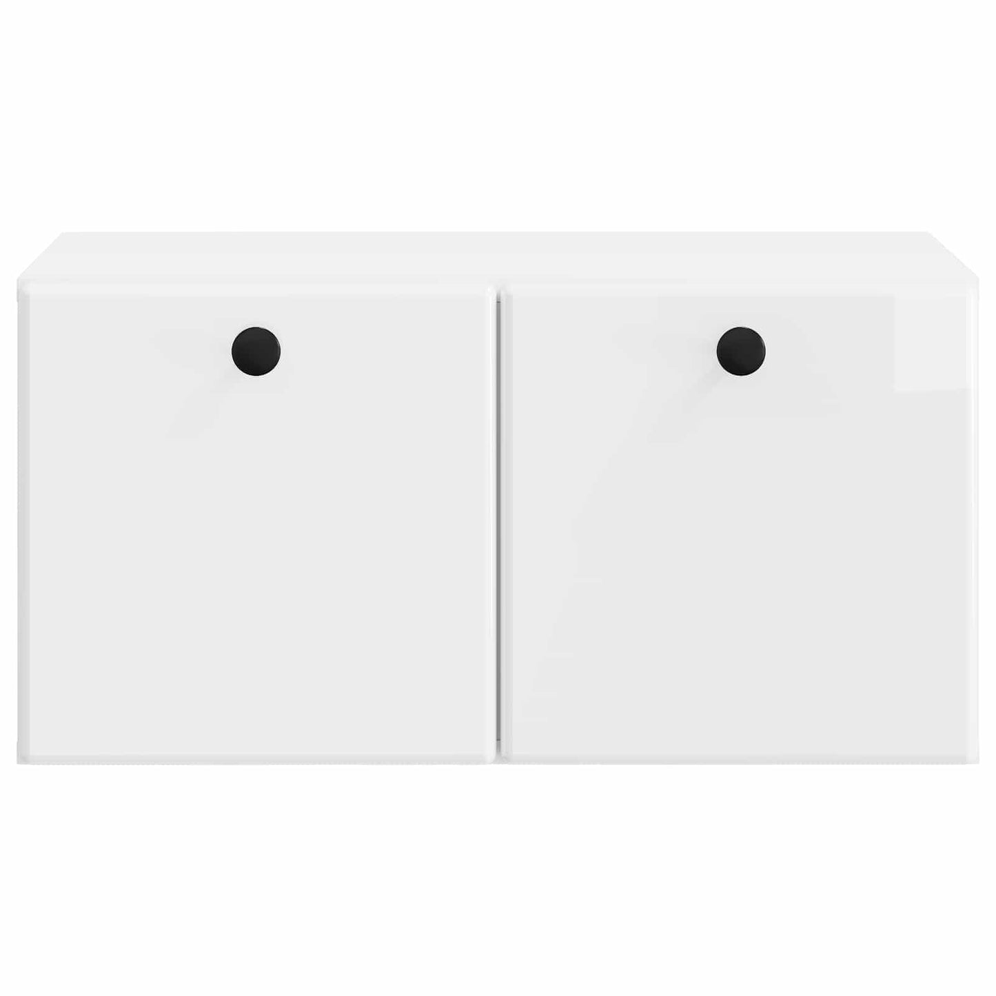 Mobile Porta TV da Muro Bianco Lucido 59,5 x 41 x 30 cm | homemem39