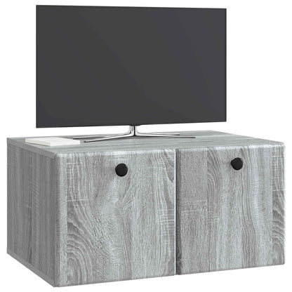 Mobile Porta TV da Muro 59,5 x 41 x 30 cm Sonoma grigio