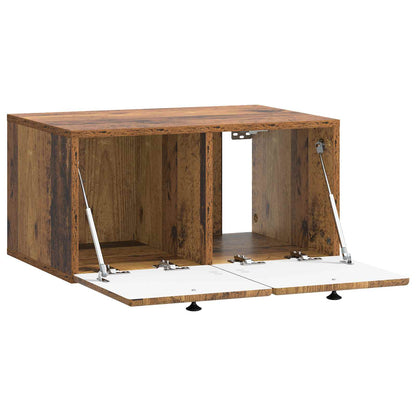 Mobile Porta TV da Muro 59,5 x 41 x 30 cm Legno antico