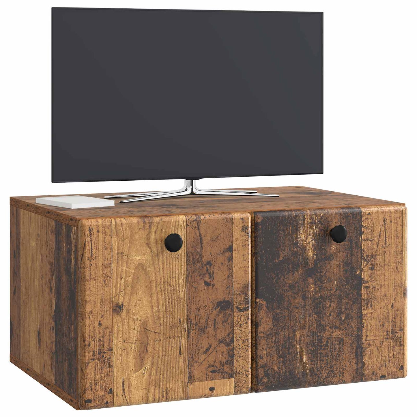 Mobile Porta TV da Muro 59,5 x 41 x 30 cm Legno antico
