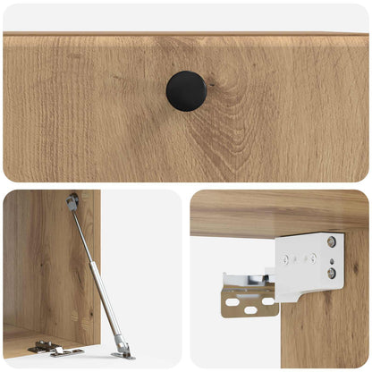 Mobile Porta TV da Muro Rovere Artigianale 59,5 x 41 x 30 cm | homemem39