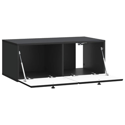 Mobile Porta TV da Muro 78,5 x 41 x 30 cm Nero