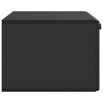 Mobile Porta TV da Muro 78,5 x 41 x 30 cm Nero
