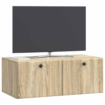 Mobile Porta TV da Muro Rovere Sonoma 78,5 x 41 x 30 cm | homemem39