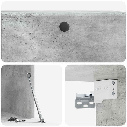 Mobile Porta TV da Muro Grigio Cemento 78,5 x 41 x 30 cm | homemem39
