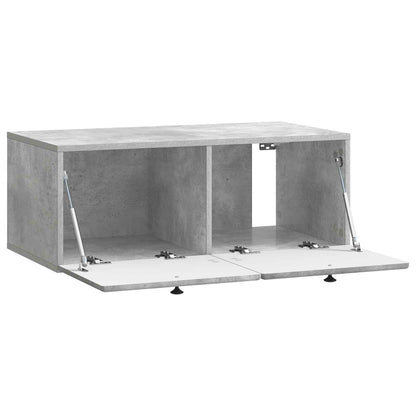 Mobile Porta TV da Muro 78,5 x 41 x 30 cm Grigio Cemento
