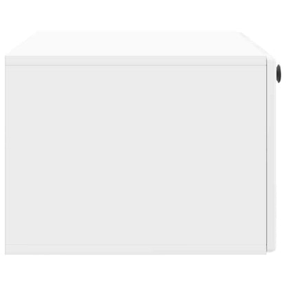 Mobile Porta TV da Muro Bianco Lucido 78,5 x 41 x 30 cm | homemem39