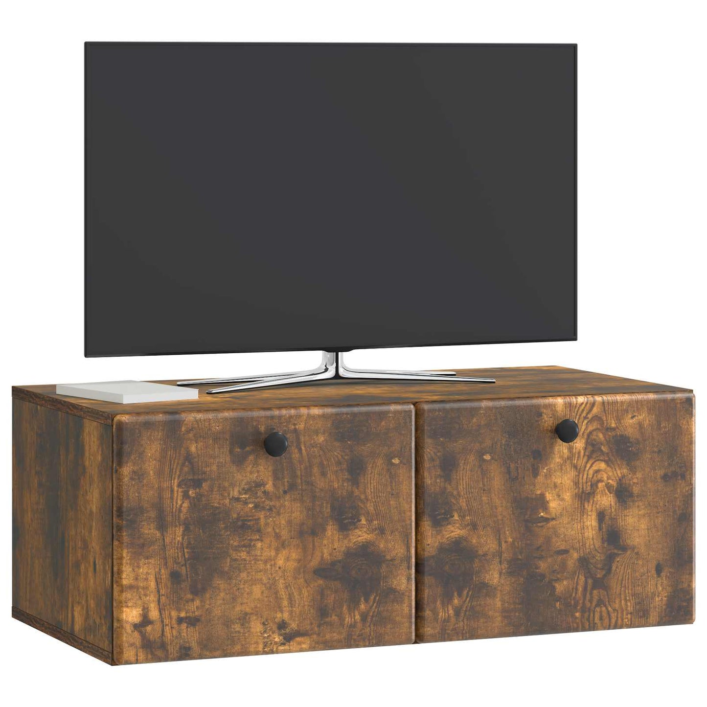 Mobile Porta TV da Muro 78,5 x 41 x 30 cm Rovere Fumo