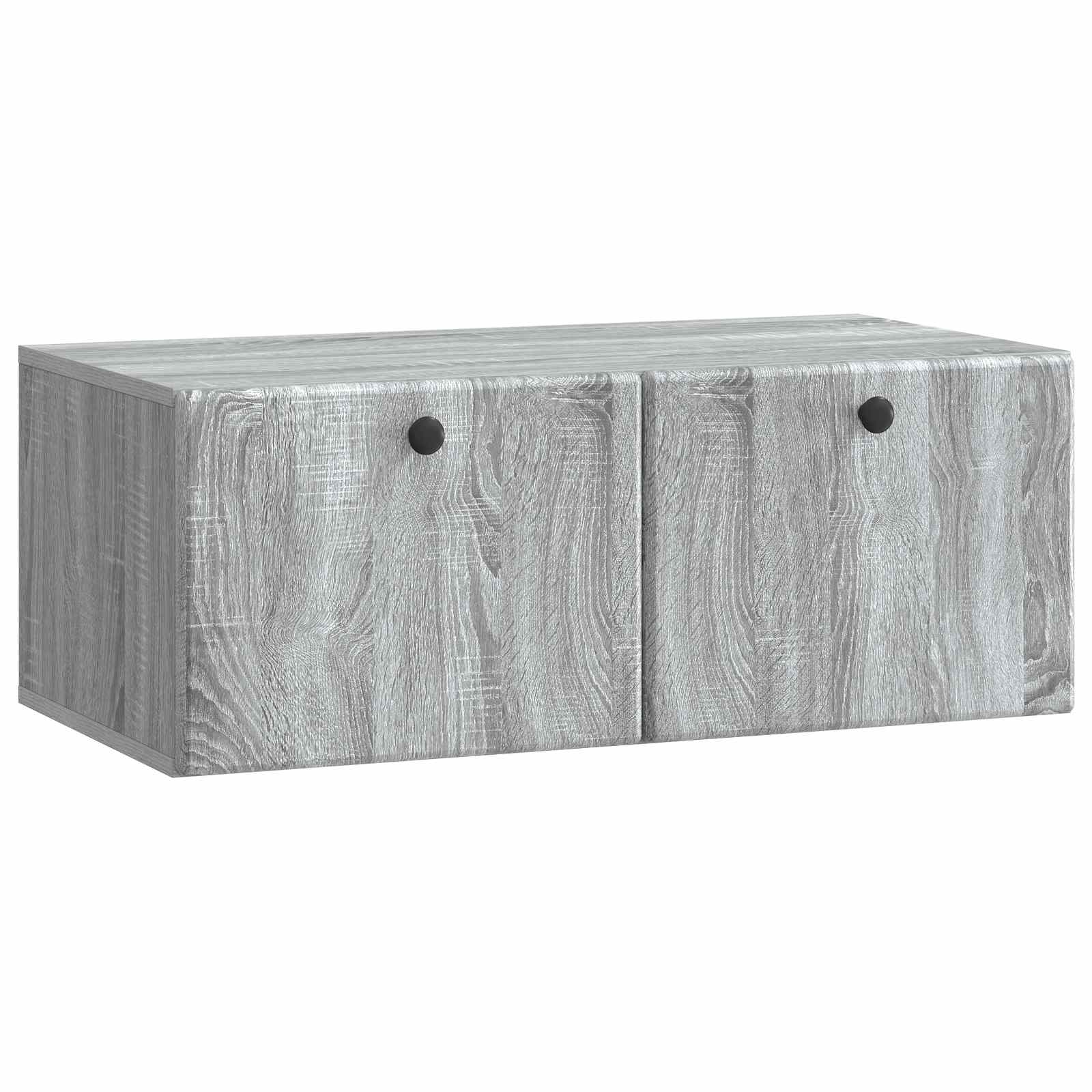 Mobile Porta TV da Muro Grigio Sonoma 78,5 x 41 x 30 cm | homemem39