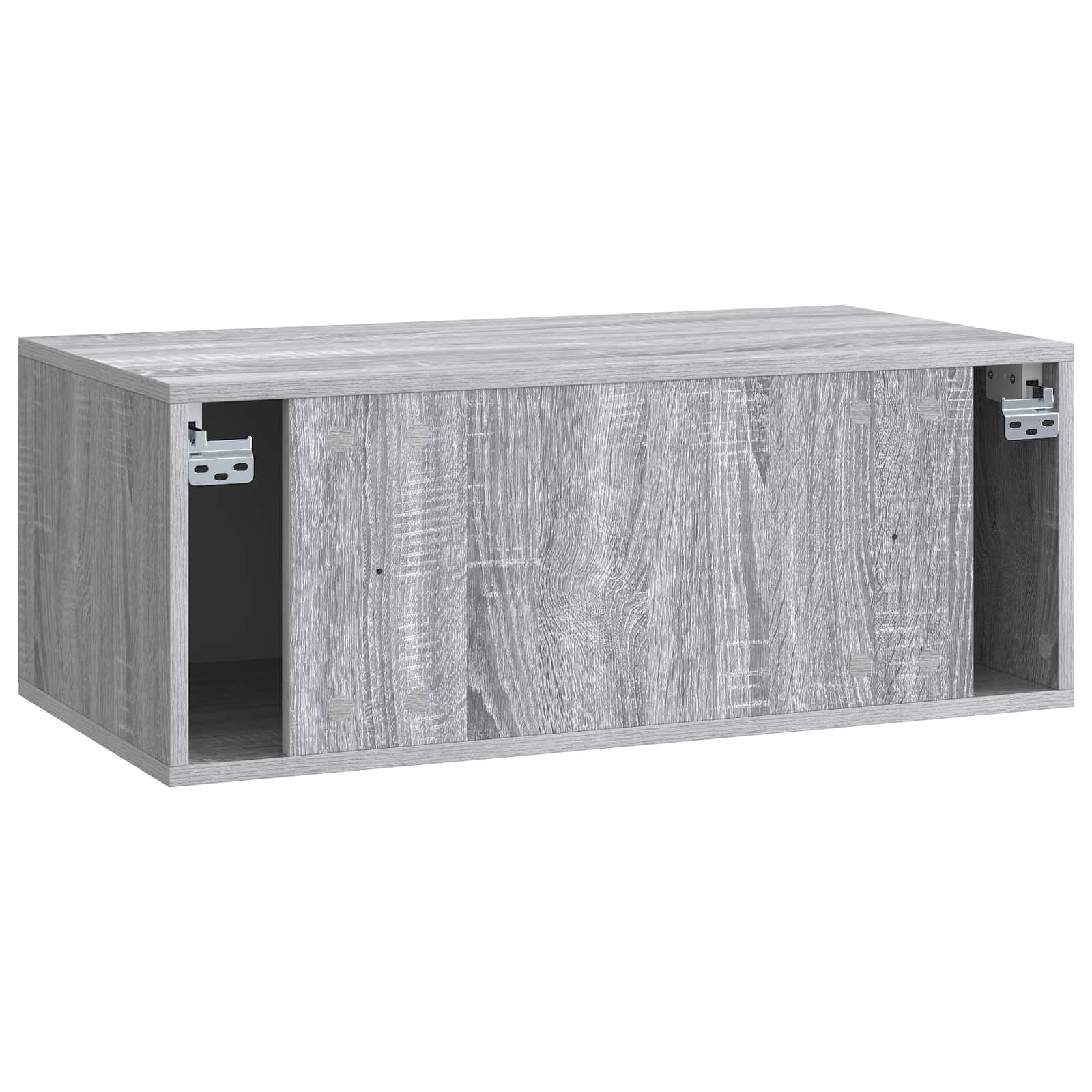 Mobile Porta TV da Muro Grigio Sonoma 78,5 x 41 x 30 cm | homemem39