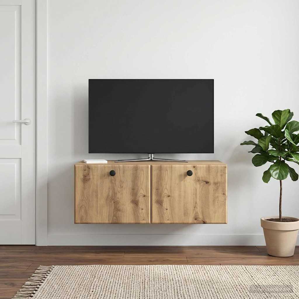 Mobile Porta TV da Muro 78,5 x 41 x 30 cm Rovere Artigianale