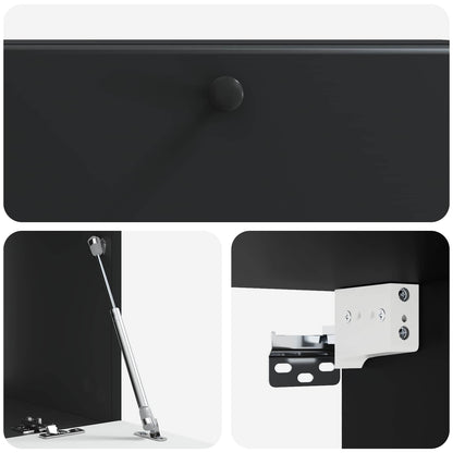 Mobile Porta TV da Muro 98 x 41 x 30 cm Nero