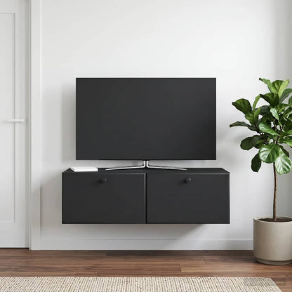 Mobile Porta TV da Muro 98 x 41 x 30 cm Nero