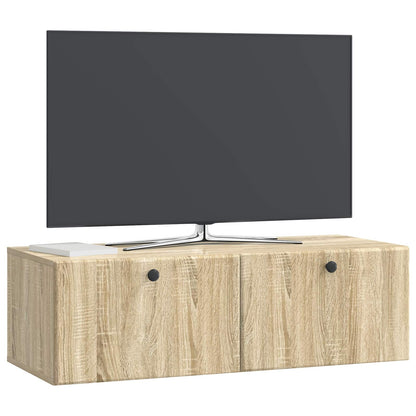 Mobile Porta TV da Muro Rovere Sonoma 98 x 41 x 30 cm | homemem39