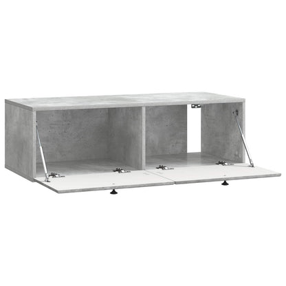 Mobile Porta TV da Muro 98 x 41 x 30 cm Grigio Cemento