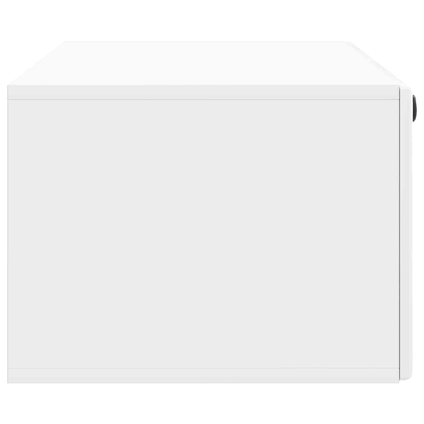 Mobile Porta TV da Muro Bianco Lucido 98 x 41 x 30 cm | homemem39
