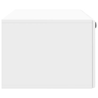 Mobile Porta TV da Muro Bianco Lucido 98 x 41 x 30 cm | homemem39