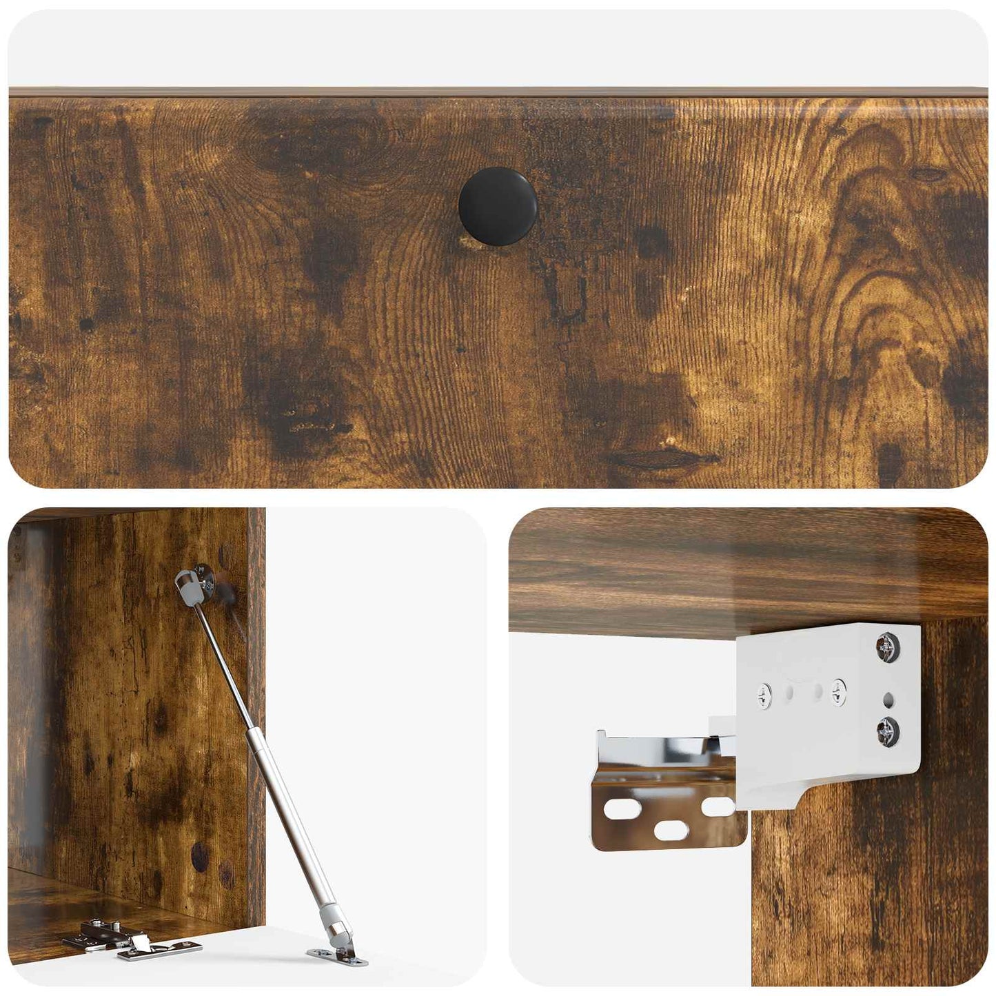 Mobile Porta TV da Muro Rovere Fumo 98 x 41 x 30 cm | homemem39
