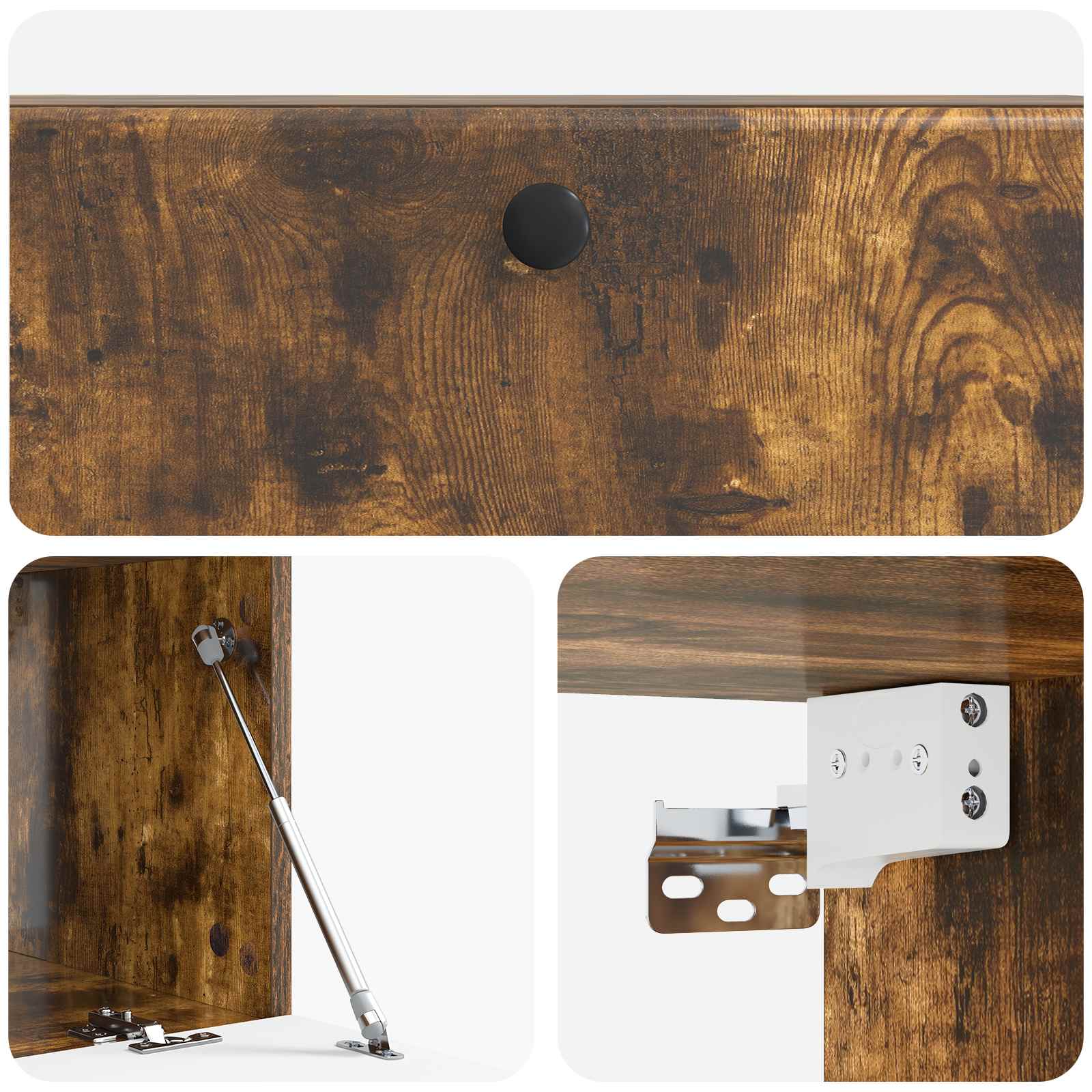Mobile Porta TV da Muro Rovere Fumo 98 x 41 x 30 cm | homemem39