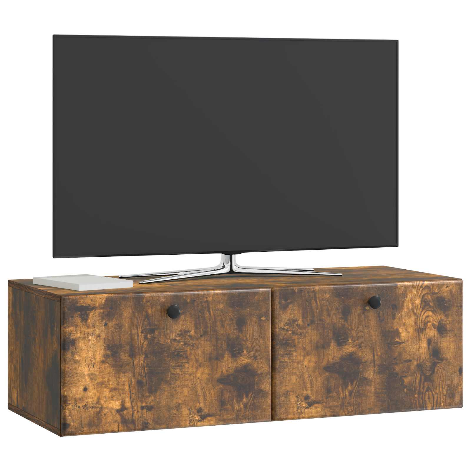 Mobile Porta TV da Muro Rovere Fumo 98 x 41 x 30 cm | homemem39