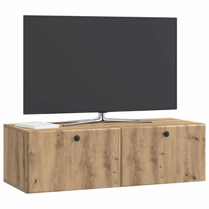 Mobile Porta TV da Muro Rovere Artigianale 98 x 41 x 30 cm | homemem39