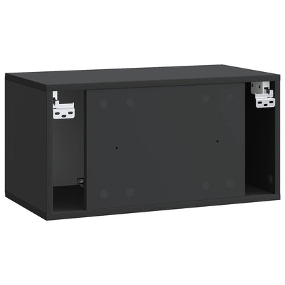 Mobile Porta TV da Muro 59,5 x 31 x 30 cm Nero