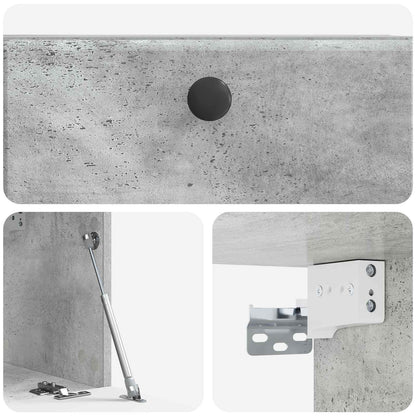 Mobile Porta TV da Muro Grigio Cemento 59,5 x 31 x 30 cm | homemem39