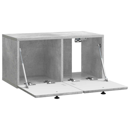 Mobile Porta TV da Muro 59,5 x 31 x 30 cm Grigio Cemento