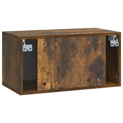 Mobile Porta TV da Muro Rovere Fumo 59,5 x 31 x 30 cm | homemem39