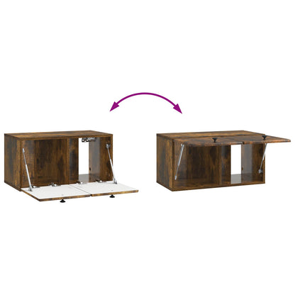 Mobile Porta TV da Muro Rovere Fumo 59,5 x 31 x 30 cm | homemem39