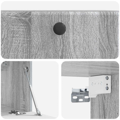 Mobile Porta TV da Muro Grigio Sonoma 59,5 x 31 x 30 cm | homemem39